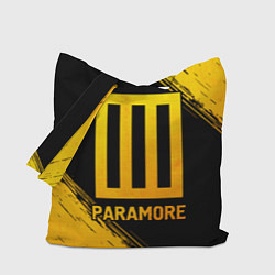 Сумка-шопер Paramore - gold gradient, цвет: 3D-принт