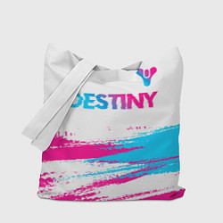 Сумка-шоппер Destiny neon gradient style посередине