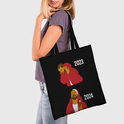 Сумка-шопер Дрейк 2023-2024, цвет: 3D-принт — фото 2