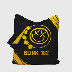 Сумка-шопер Blink 182 - gold gradient, цвет: 3D-принт