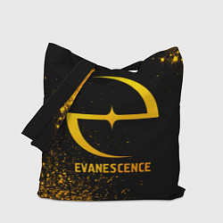 Сумка-шопер Evanescence - gold gradient, цвет: 3D-принт