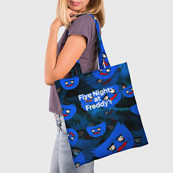 Сумка-шопер Huggy Wuggy x Five Nights at Freddys, цвет: 3D-принт — фото 2