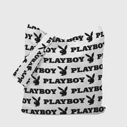 Сумка-шопер Playboy rabbit, цвет: 3D-принт