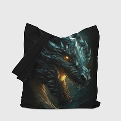 Сумка-шопер Древний дракон символ 2024, цвет: 3D-принт
