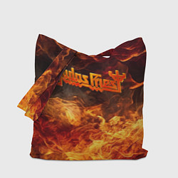 Сумка-шопер Fire - Judas Priest, цвет: 3D-принт