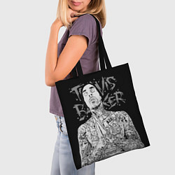 Сумка-шопер Трэвис Баркер, цвет: 3D-принт — фото 2