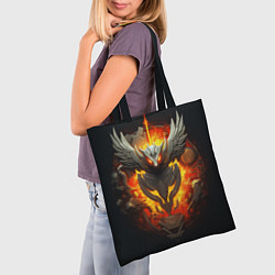 Сумка-шопер Огненный символ орла, цвет: 3D-принт — фото 2