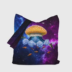 Сумка-шопер Space mushroom, цвет: 3D-принт