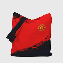 Сумка-шопер Manchester United colors sport, цвет: 3D-принт
