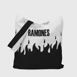 Сумка-шоппер Ramones fire black rock
