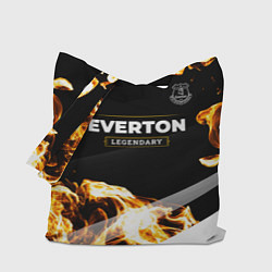 Сумка-шопер Everton legendary sport fire, цвет: 3D-принт