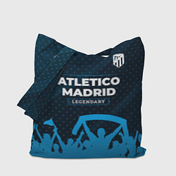 Сумка-шопер Atletico Madrid legendary форма фанатов, цвет: 3D-принт