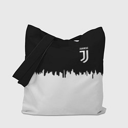 Сумка-шопер Juventus белый огонь текстура, цвет: 3D-принт