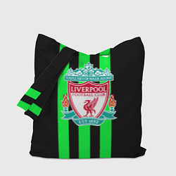 Сумка-шопер Liverpool line green, цвет: 3D-принт