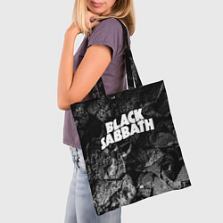 Сумка-шопер Black Sabbath black graphite, цвет: 3D-принт — фото 2