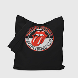 Сумка-шопер Rolling Stones Established 1962 group, цвет: 3D-принт