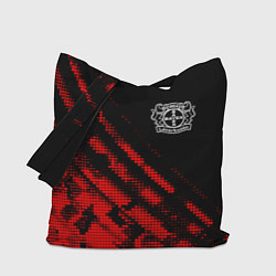 Сумка-шопер Bayer 04 sport grunge, цвет: 3D-принт