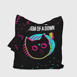 Сумка-шопер System of a Down - rock star cat, цвет: 3D-принт