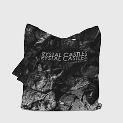 Сумка-шопер Crystal Castles black graphite, цвет: 3D-принт