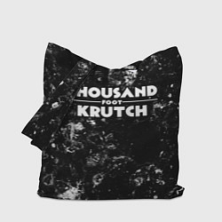 Сумка-шопер Thousand Foot Krutch black ice, цвет: 3D-принт