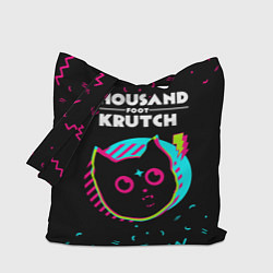 Сумка-шопер Thousand Foot Krutch - rock star cat, цвет: 3D-принт