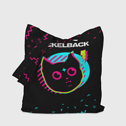 Сумка-шопер Nickelback - rock star cat, цвет: 3D-принт