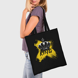 Сумка-шопер Корона Кинга, цвет: 3D-принт — фото 2