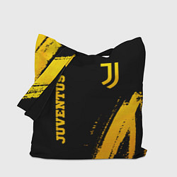 Сумка-шопер Juventus - gold gradient вертикально, цвет: 3D-принт