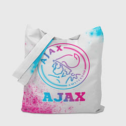 Сумка-шопер Ajax neon gradient style, цвет: 3D-принт