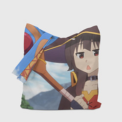 Сумка-шопер Konosuba Мэгумин cute, цвет: 3D-принт