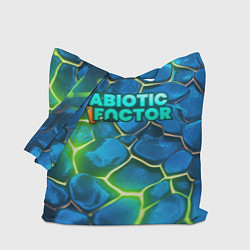 Сумка-шопер Abiotic Factor logo bright neon, цвет: 3D-принт