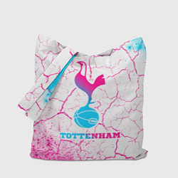 Сумка-шопер Tottenham neon gradient style, цвет: 3D-принт