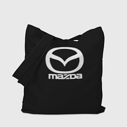 Сумка-шопер Mazda logo white, цвет: 3D-принт