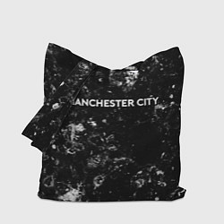 Сумка-шопер Manchester City black ice, цвет: 3D-принт