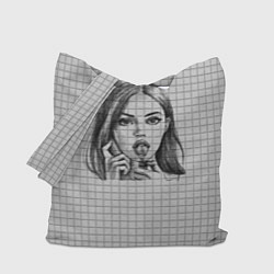 Сумка-шопер Меган Фокс, цвет: 3D-принт