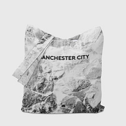 Сумка-шопер Manchester City white graphite, цвет: 3D-принт