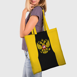 Сумка-шопер Имперская Россия краски герб, цвет: 3D-принт — фото 2