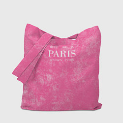 Сумка-шопер Pink Paris, цвет: 3D-принт