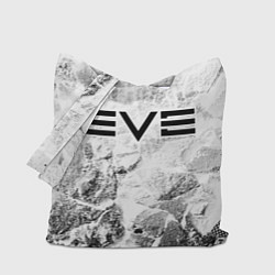 Сумка-шопер EVE white graphite, цвет: 3D-принт