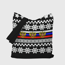 Сумка-шоппер Rusiia winter pattern