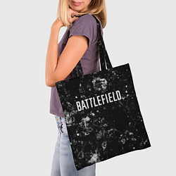 Сумка-шопер Battlefield black ice, цвет: 3D-принт — фото 2