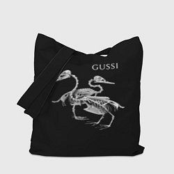 Сумка-шопер Gussi - two skeletons of a goose, цвет: 3D-принт