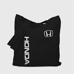 Сумка-шопер Honda white logo auto, цвет: 3D-принт