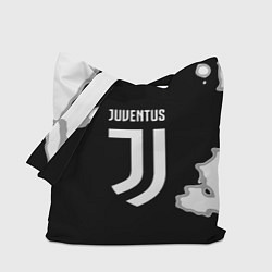 Сумка-шопер Juventus fc краски, цвет: 3D-принт
