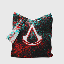 Сумка-шоппер Assassins Creed logo glitch