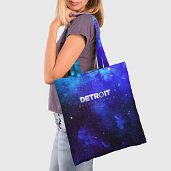Сумка-шопер Detroit become human space, цвет: 3D-принт — фото 2