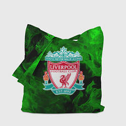 Сумка-шоппер Liverpool green fire