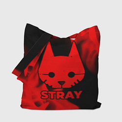Сумка-шопер Stray - red gradient, цвет: 3D-принт