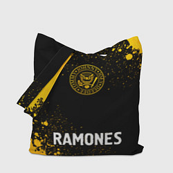Сумка-шопер Ramones - gold gradient по-центру, цвет: 3D-принт