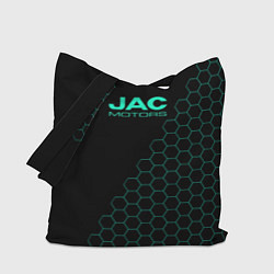 Сумка-шопер Jac motors чёрный мозаика, цвет: 3D-принт